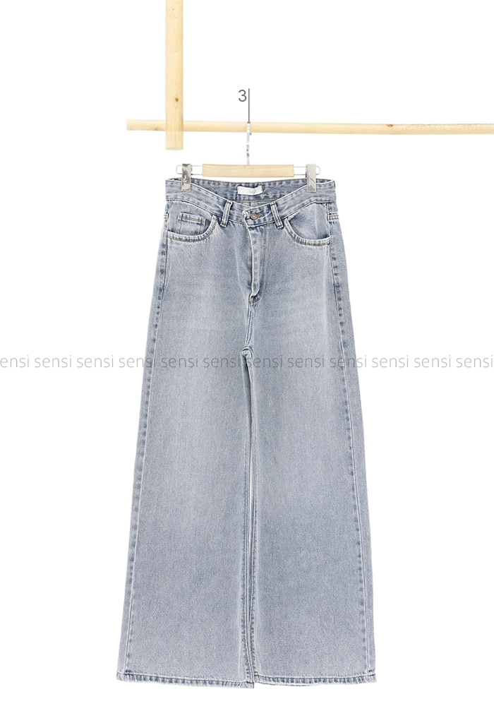 شلوار جین فول بگ کد1005167